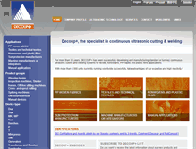 Tablet Screenshot of decoup.com
